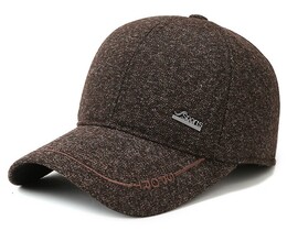 Фото - Зимняя кепка Narason коричневого цвета с логотипом Sport - Men box
