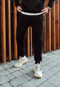 Фото - Спортивные штаны черного цвета Staff black basic - Men box