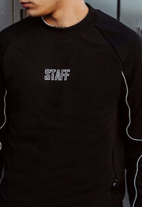 Фото - Світшот зі світловідбивачами Staff black logo reflective - Men box