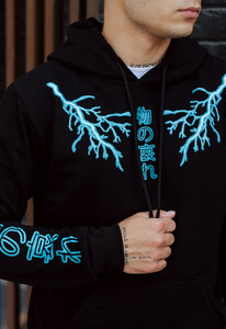 Фото - Худи черное "Молния" Staff lightning - Men box