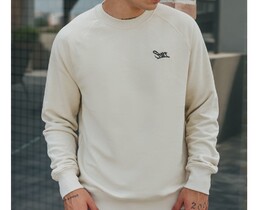 Фото - Свитшот молочного цвета Staff milk logo - Men box