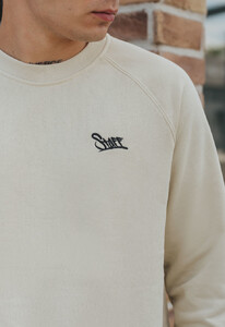 Фото - Світшот молочного кольору Staff milk logo - Men box