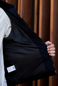 Фото - Меховая мужская куртка Staff mo black - Men box