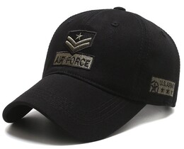 Фото - Черная мужская кепка Narason с вышитым лого U.S Air Force - Men box