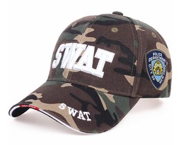 Фото - Камуфляжная кепка для мужчин Narason с вышитым лого SWAT - Men box