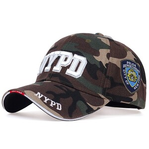 Фото - Военная камуфляжная кепка Narason с логотипом NYPD - Men box