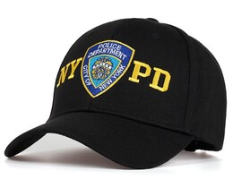 Фото - Чоловіча чорна кепка Narason з вишитим логотипом NYPD - Men box