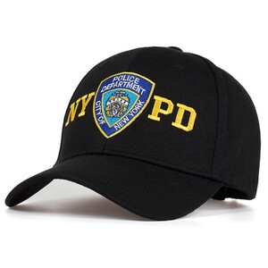 Фото - Чоловіча чорна кепка Narason з вишитим логотипом NYPD - Men box
