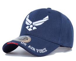 Фото - Всесезонная кепка от Narason темно-синяя U.S Air Force - Men box