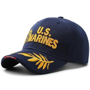 Фото - Мужская бейсболка Narason темно-синяя с лого U.S Marines - Men box
