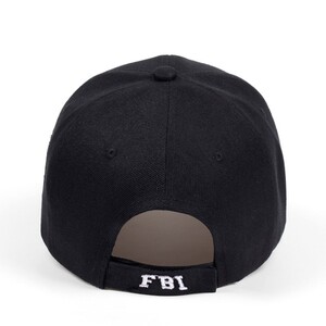 Фото - Мужская кепка от бренда Narason в черном цвете FBI - Men box