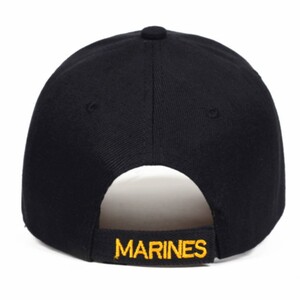 Фото - Бейсболка Narason чорна із золотистим лого U.S Marines - Men box