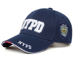 Фото - Военная мужская кепка Narason темно-синяя с лого NYPD - Men box