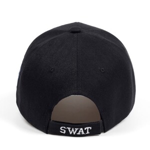Фото - Чоловіча бейсболка Narason в чорному кольорі з лого SWAT - Men box