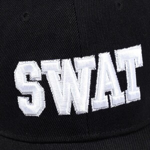 Фото - Чоловіча бейсболка Narason в чорному кольорі з лого SWAT - Men box