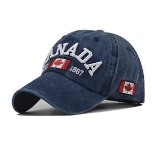Фото - Чоловіча бейсболка Narason темно-синя з лого Canada - Men box