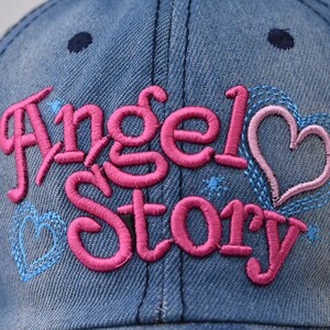 Фото - Синя джинсова бейсболка Narason з вишивкою Angel Story - Men box