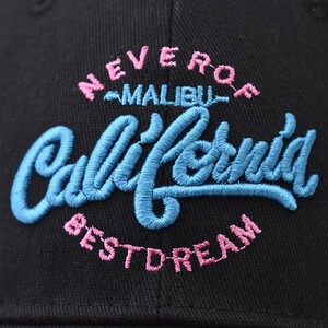 Фото - Всесезонная черная кепка Narason с вышивкой California - Men box