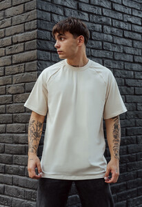 Фото - Футболка мужская светло-бежевая Staff basic light beige - Men box
