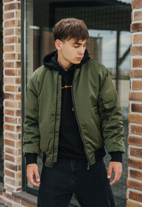 Фото - Бомбер кольору хакі Staff eni khaki - Men box