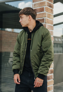 Фото - Бомбер кольору хакі Staff eni khaki - Men box