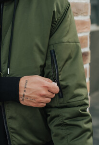 Фото - Бомбер кольору хакі Staff eni khaki - Men box