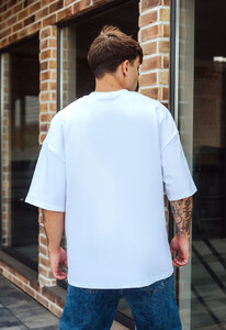 Фото - Футболка біла вільна Staff white oversize - Men box
