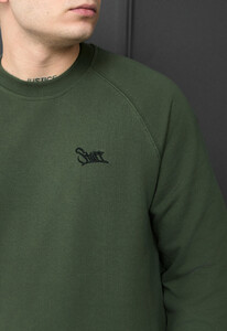 Фото - Світшот кольору хакі з логотипом Staff khaki logo - Men box