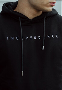 Фото - Худи черное с карманом Staff independence - Men box