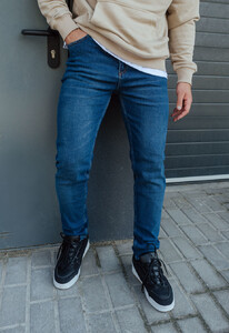 Фото - Джинсы мужские темно-синие Staff navy slim - Men box