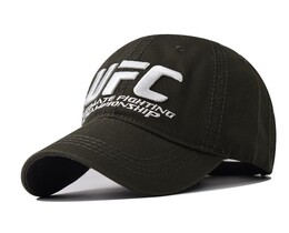 Фото - Всесезонная кепка Narason цвета хаки с нашивкой UFC - Men box