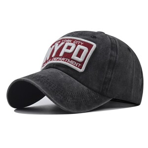 Фото - Всесезонная черная кепка Narason с нашивкой NYPD - Men box