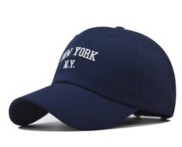 Фото - Темно-синя чоловіча кепка Narason з вишивкою New York - Men box