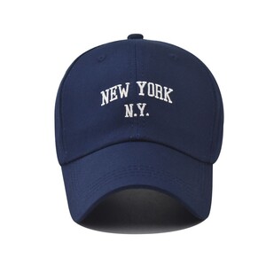 Фото - Темно-синя чоловіча кепка Narason з вишивкою New York - Men box