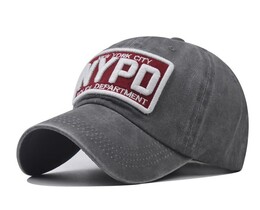 Фото - Бейсболка серая для мужчин Narason с нашивкой NYPD - Men box