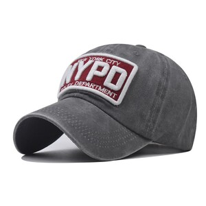 Фото - Бейсболка серая для мужчин Narason с нашивкой NYPD - Men box