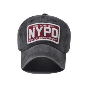 Фото - Бейсболка серая для мужчин Narason с нашивкой NYPD - Men box