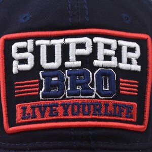 Фото - Темно-синяя бейсболка от бренда Narason с лого Super Bro - Men box