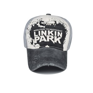 Фото - Всесезонная серая кепка от Narason с лого Linkin Park - Men box