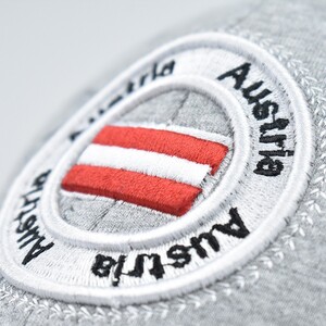 Фото - Всесезонна сіра бейсболка Narason з лого Austria - Men box