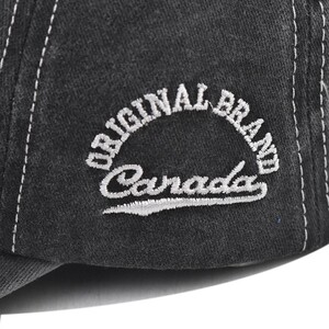 Фото - Чорна кепка Narason з яскравим принтом Canada - Men box