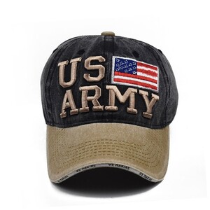 Фото - Мужская хлопковая бейсболка Narason с принтом U.S Army - Men box