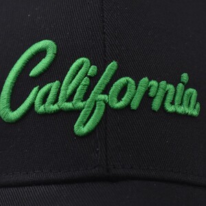 Фото - Чорна бейсболка Narason з вишитим лого California - Men box