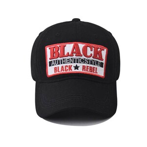 Фото - Всесезонная черная кепка от Narason с принтом Black - Men box