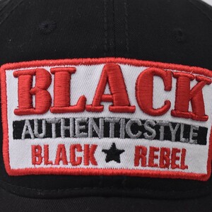 Фото - Всесезонная черная кепка от Narason с принтом Black - Men box