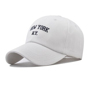 Фото - Біла бейсболка від Narason з чорним лого New York - Men box