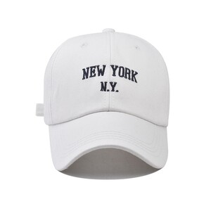 Фото - Біла бейсболка від Narason з чорним лого New York - Men box