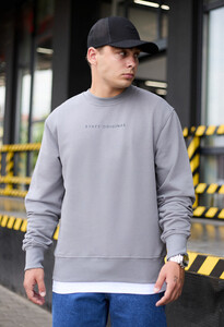 Фото - Свитшот серый с надписью Staff gray - Men box