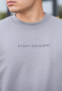 Фото - Свитшот серый с надписью Staff gray - Men box