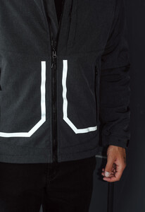 Фото - Куртка цвета графит Staff cu soft shell graphite - Men box